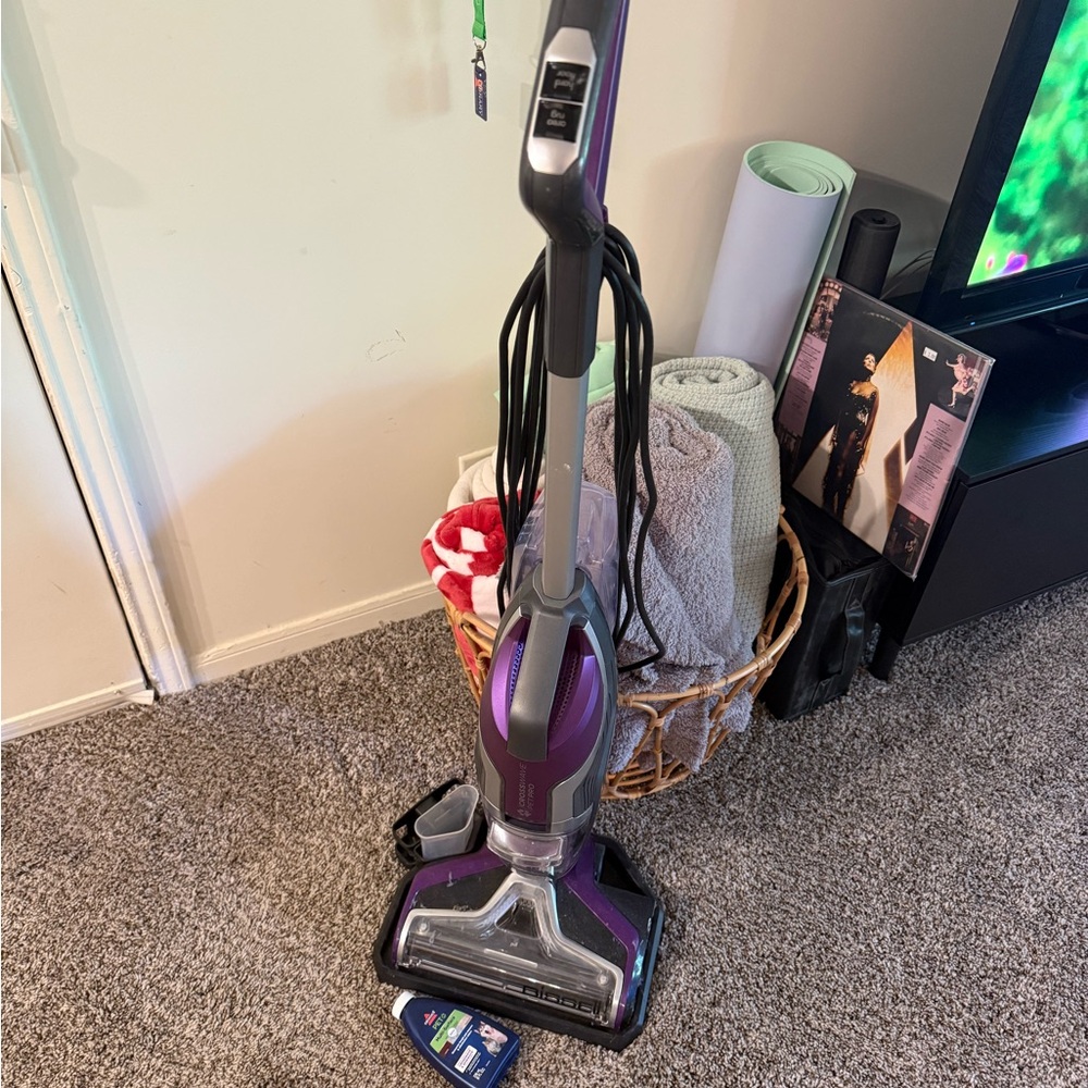 Bissell Crosswave - Purple and Black Upright Vacuum Cleaner